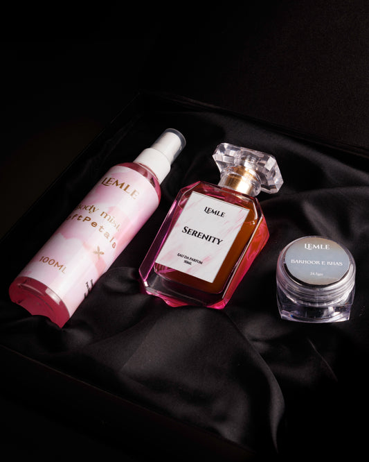 Pack of 3 (1-Body Mist | 1-Women Perfume | 1-Bahkoor)